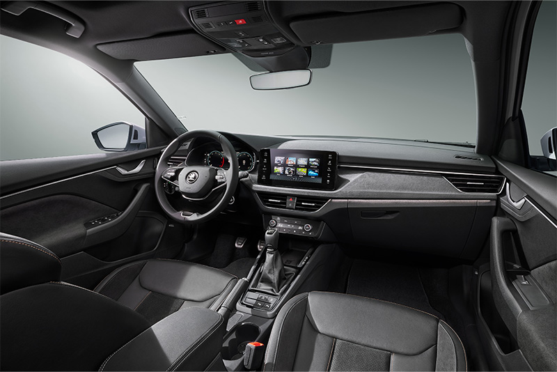 Cockpitansicht des Skoda Kamiq