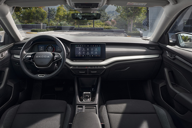 Cockpitansicht des Skoda Octavia Combi